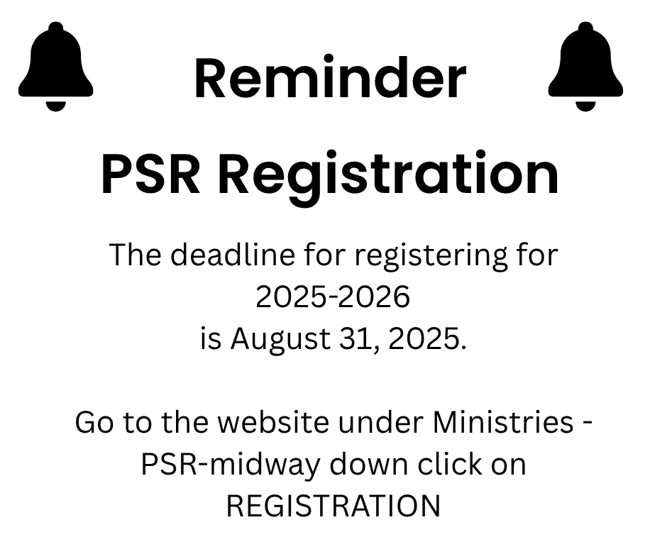 PSR deadline 8:9