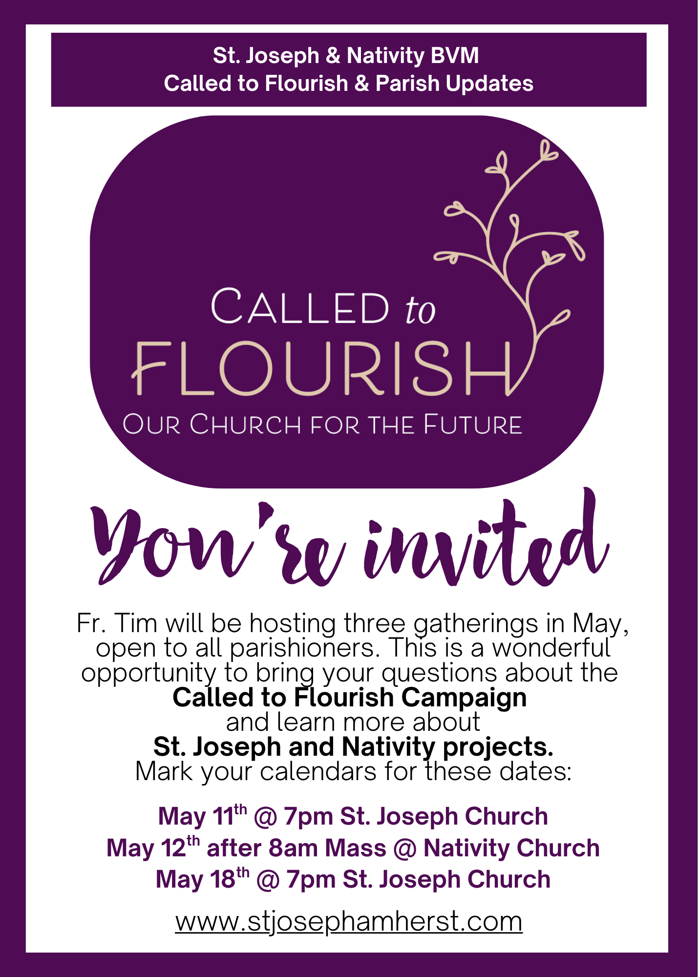 invite flourish